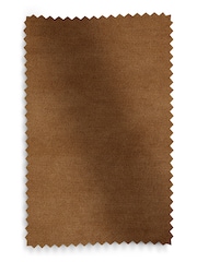 Relaxed Chenille Tofffee Brown Leila Curve 3 Seater Sofa - Image 11 of 11