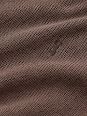 Chocolate Brown With Stag Cotton Crew Neck Knitted Jumper (3-16yrs) - Image 3 of 4