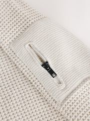 Ecru Utility Zip Through Cardigan (3-16yrs) - Image 5 of 6