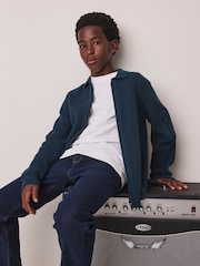 Indigo Blue Utility Zip Through Cardigan (3-16yrs) - Image 1 of 11