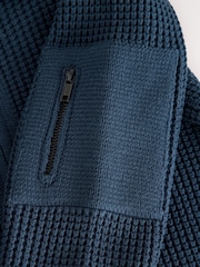 Indigo Blue Utility Zip Through Cardigan (3-16yrs) - Image 10 of 11