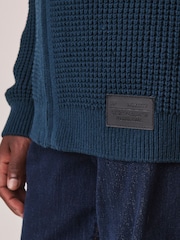 Indigo Blue Utility Zip Through Cardigan (3-16yrs) - Image 5 of 11