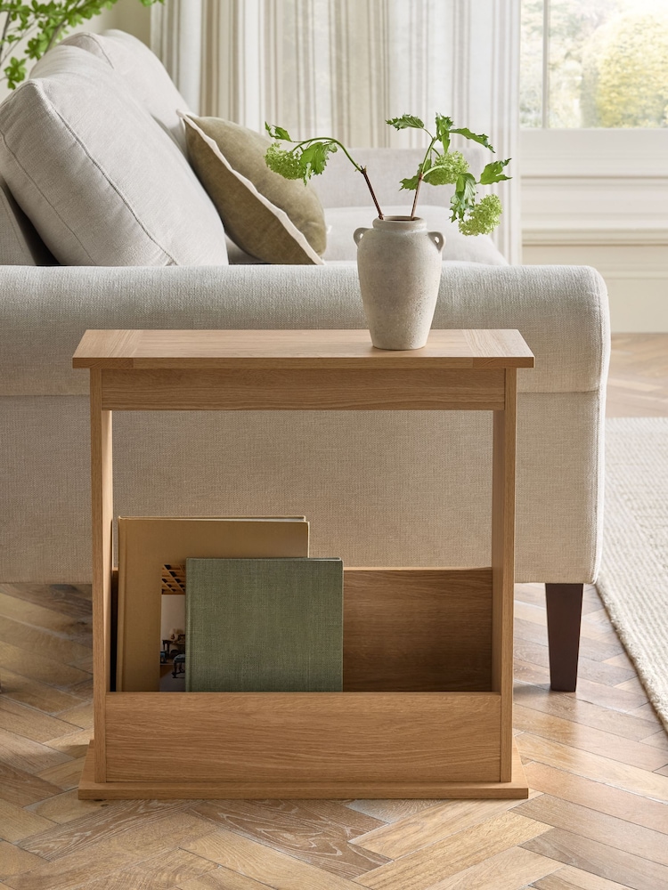 Oak Malvern Oak Effect Side Table - Image 1 of 8