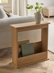 Oak Malvern Oak Effect Side Table - Image 2 of 8