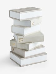White Books Resin Side Table - Image 2 of 5
