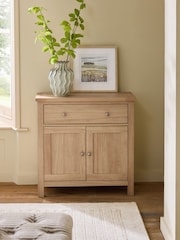 Natural Malvern Oak Effect Small Sideboard - Image 1 of 10