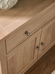 Natural Malvern Oak Effect Small Sideboard - Image 9 of 10