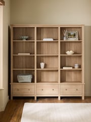 Natural Malvern Oak Effect Bookcase Shelf - Image 1 of 8