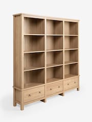Natural Malvern Oak Effect Bookcase Shelf - Image 6 of 8