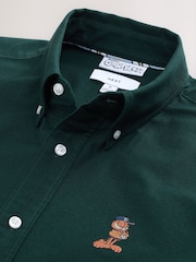 Garfield បៃតង - អាវដៃវែង Oxford - រូបភាព 6 នៃ 7
