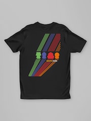 All + Every Black South Park Stan Kenny Kyle & Cartman Colour Line Art Back Print T-Shirt - Image 3 of 3