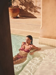 AIYLA Rose Pink Padded Underwired Premium Bikini Top - Image 4 of 6