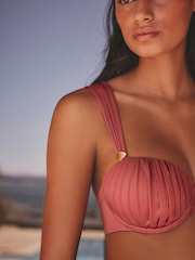 AIYLA Rose Pink Padded Underwired Premium Bikini Top - Image 6 of 6
