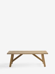 Mid Natural Moreton Oak Veneer Standard Coffee Table - Image 4 of 6