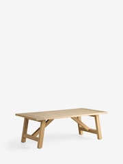 Mid Natural Moreton Oak Veneer Standard Coffee Table - Image 5 of 6