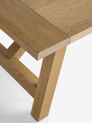 Mid Natural Moreton Oak Veneer Standard Coffee Table - Image 6 of 6
