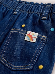 Embroidered Rainbow Spot - Vaqueros de pernera ancha (3 meses - 7 años) - Imagen 7 de 7