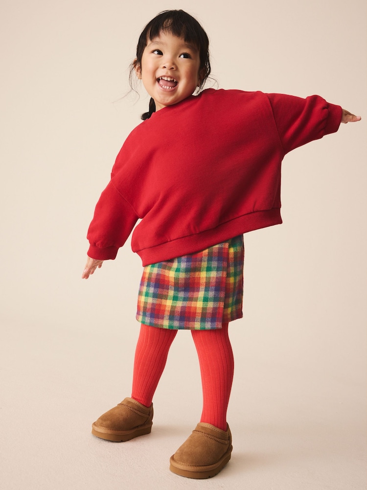 Rainbow Check Skort & Tights Set (3mths-7yrs) - Image 2 of 10 Rainbow Check Skort & Tights Set (3mths-7yrs) - Image 2 of 10