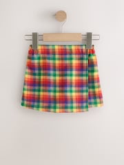Rainbow Check Skort & Tights Set (3mths-7yrs) - Image 6 of 10