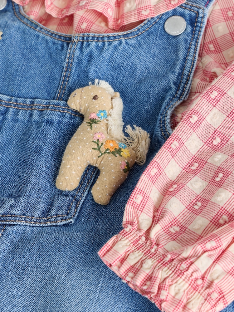 Denim Horse Dungarees Set (3mths-7yrs) - Image 14 of 14 Denim Horse Dungarees Set (3mths-7yrs) - Image 14 of 14
