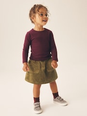 Olive Green Cord Skirt (3mths-7yrs) - Image 4 of 4