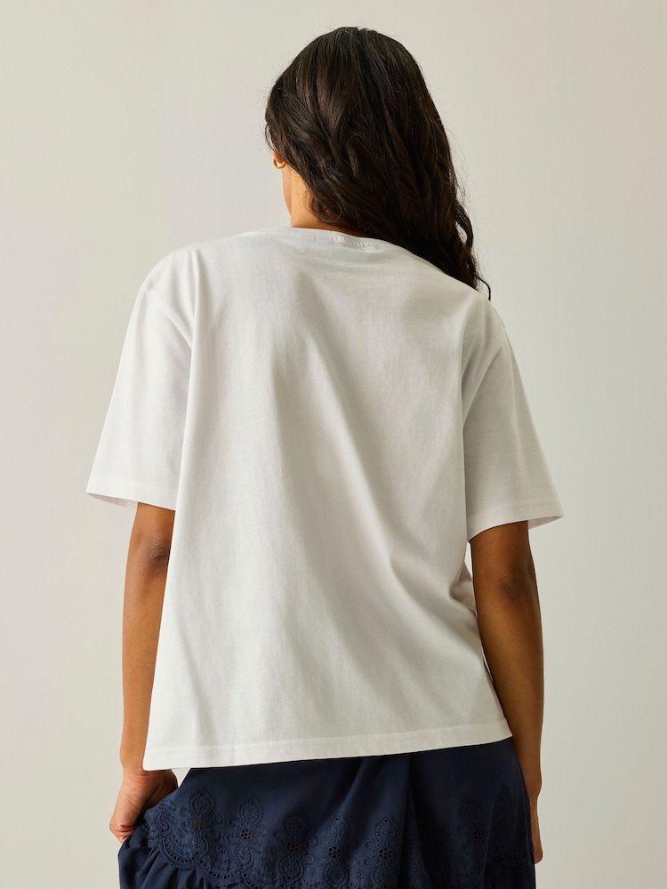 Regatta White Bondi T-Shirt - Image 2 of 8 Regatta White Bondi T-Shirt - Image 2 of 8