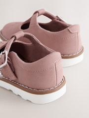 Pink Standard Fit (F) T-Bar Shoes - Image 3 of 5