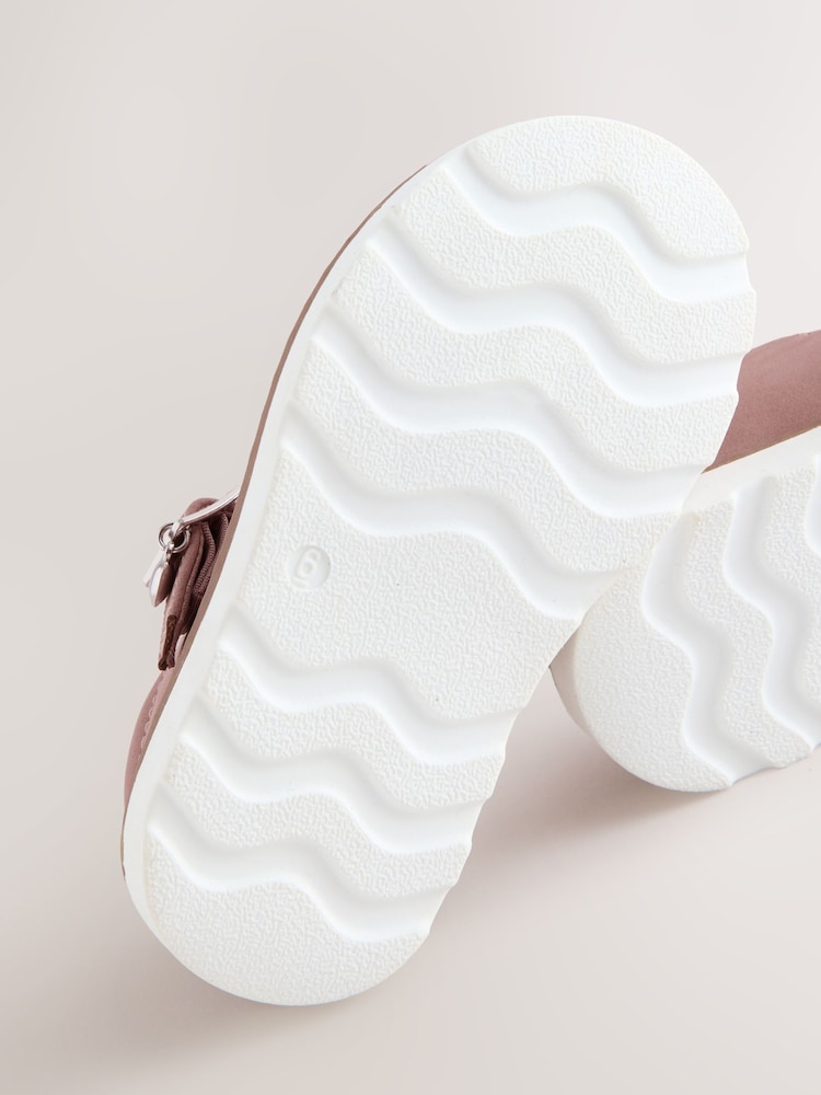Pink Standard Fit (F) T-Bar Shoes - Image 5 of 5 Pink Standard Fit (F) T-Bar Shoes - Image 5 of 5