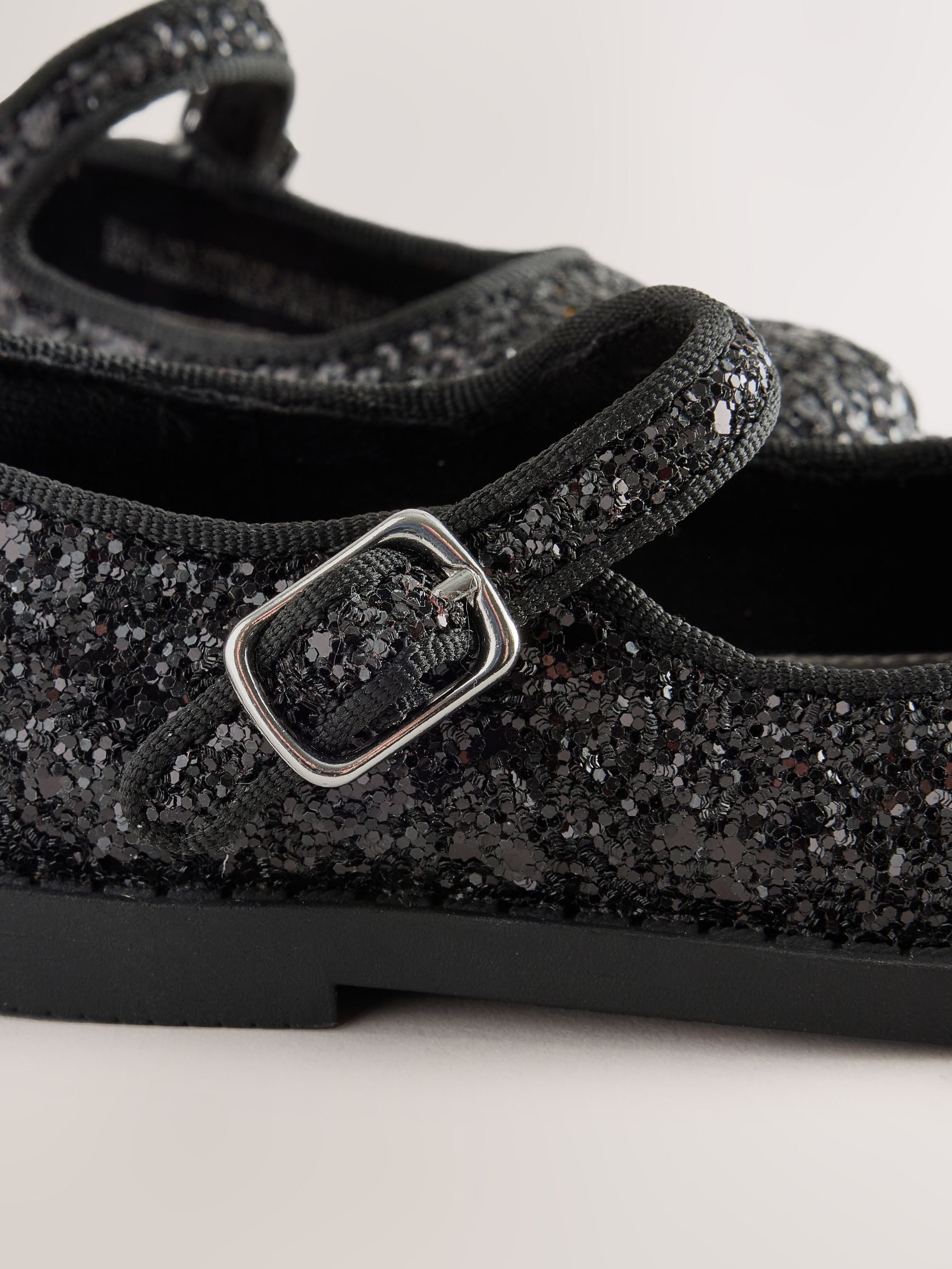 Buy Black Glitter Square Toe Mary Jane Shoes from Next USA
