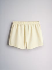 The Set 5 Pack Cotton Jersey Frill Sleeve T-Shirt and Shorts Pyjamas Set Green/Yellow/Pink/Cream - Image 11 of 13