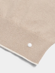 Peckham Rye Natural Knitted Crew Neck Jumper - Image 9 of 10