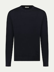Peckham Rye Black Knitted Crew Neck Jumper - Image 6 of 10