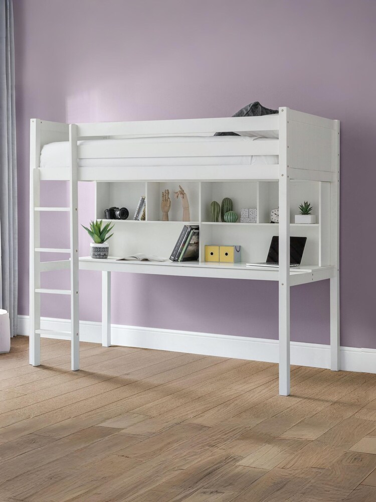 Julian Bowen White Titan Highsleeper Bed - Image 1 of 6