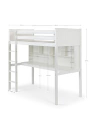Julian Bowen White Titan Highsleeper Bed - Image 6 of 6