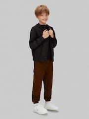 Rjave kargo hlače Calvin Klein Jeans Relaxed Sateen - Slika 3 iz 5