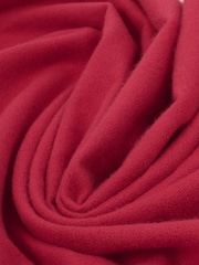 Katie Loxton Red Triangle Blanket Scarf - Image 4 of 4