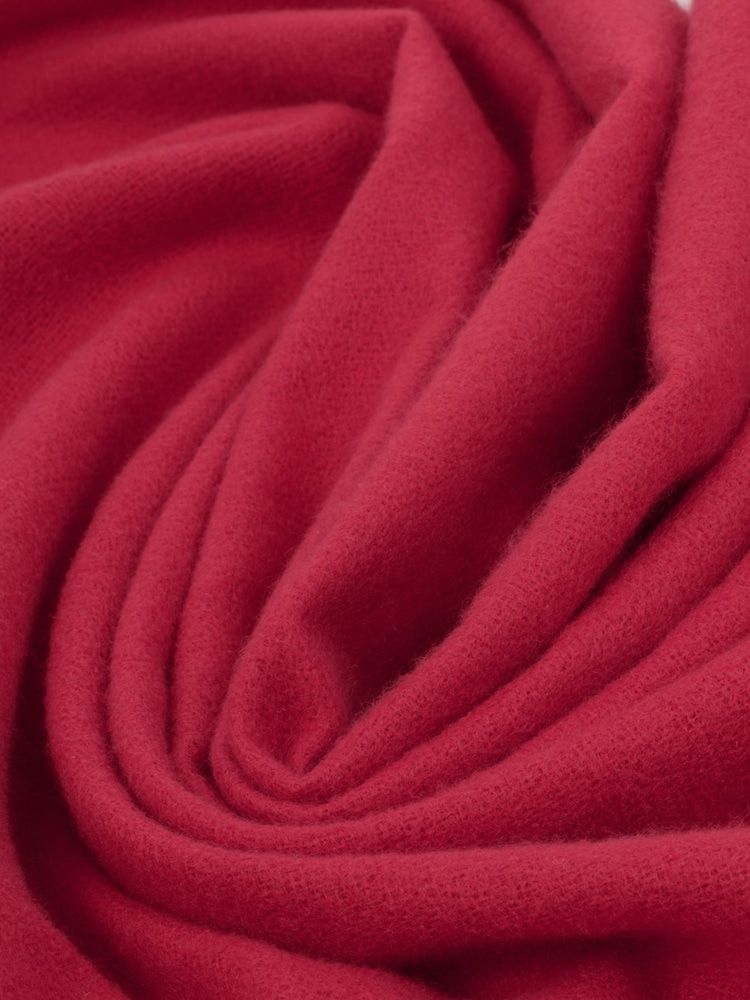 Katie Loxton Red Triangle Blanket Scarf - Image 4 of 4
