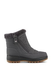 Pavers Grey Warm Lined Weather Boots - Image 1 of 4