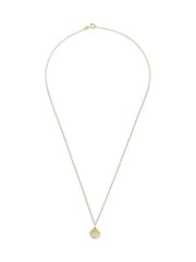 Beaverbrooks 9ct Yellow Gold Shell Locket Pendant - Image 4 of 5