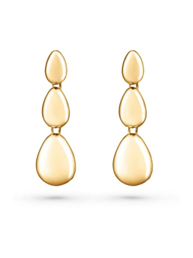 Beaverbrooks 9ct Yellow Gold Drop Earrings - Image 1 of 4 Beaverbrooks 9ct Yellow Gold Drop Earrings - Image 1 of 4