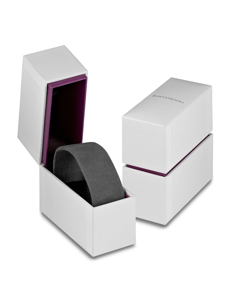 Beaverbrooks Silver Tone Cubic Zirconia Freshwater Cultured Pearl Infinity Bracelet - Image 2 of 3 Beaverbrooks Silver Tone Cubic Zirconia Freshwater Cultured Pearl Infinity Bracelet - Image 2 of 3