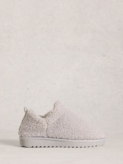 White Stuff Grey Borg Bootie Slippers - Image 1 of 4