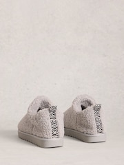 White Stuff Grey Borg Bootie Slippers - Image 2 of 4