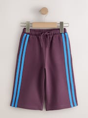 Burgundy Red Wide Leg Side Stripe Joggers (3mths-7yrs) - Image 6 of 9