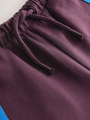 Burgundy Red Wide Leg Side Stripe Joggers (3mths-7yrs) - Image 9 of 9