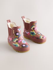 Brown Floral Chelsea Wellies - Image 1 of 6