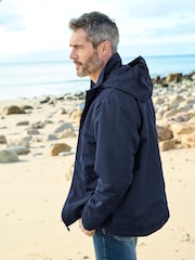 Cotton Traders Blue Highland Waterproof Jacket - Image 3 of 4