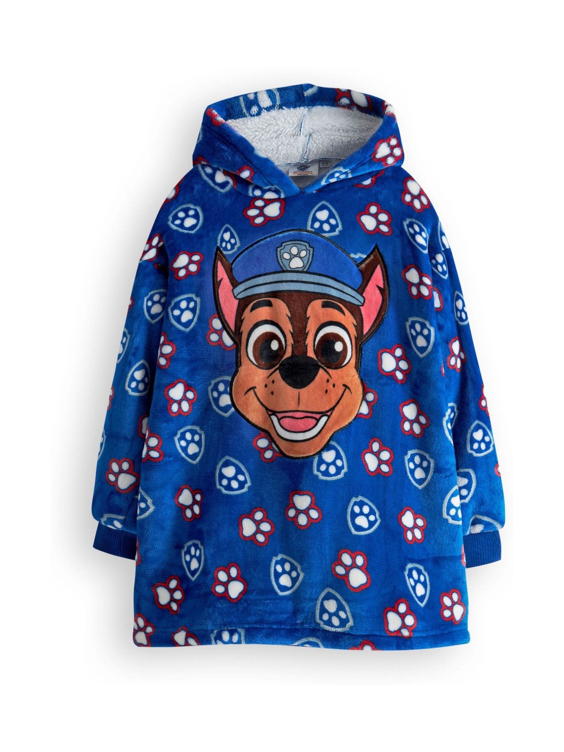 Paw Patrol Men's Blue Boy's Blanket Hoodie | | Official Merch | Size: 6-8 Years - Image 4