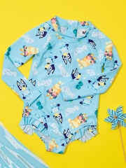 Vanilla Underground Blue Bluey Swimming Costume Swimsuit 1 Piece - Image 3 of 5