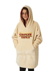 Vanilla Underground Brown Stranger Things Blanket Hoodie - Image 1 of 5